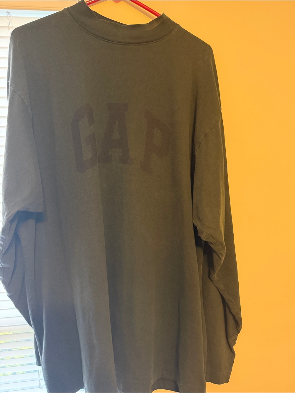 Yeezy/Gap collab Long Sleeve Tee with Subtle Front Logo